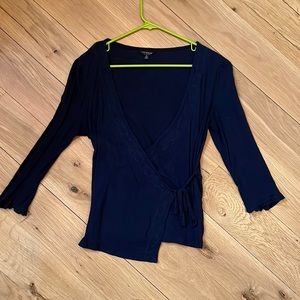 Lucky brand wrap shirt.